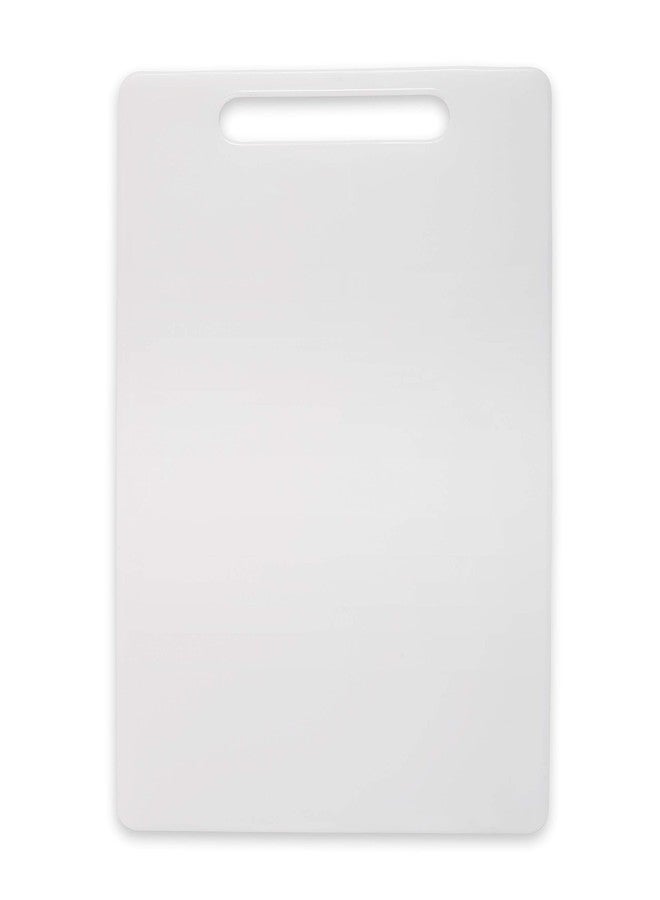 PRIZMA Slim White Plastic Chopping Cutting Board for Kitchen Vegetables, Fruits & Cheese, �Anti-Microbial - Image 2